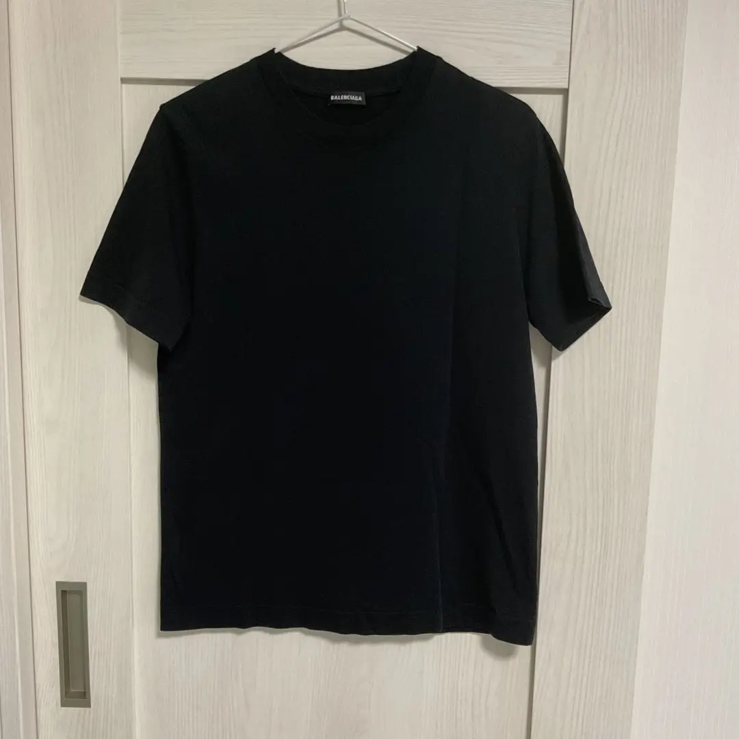 Thumbnail of Excellent condition BALENCIAGA black T-shirt with back print
