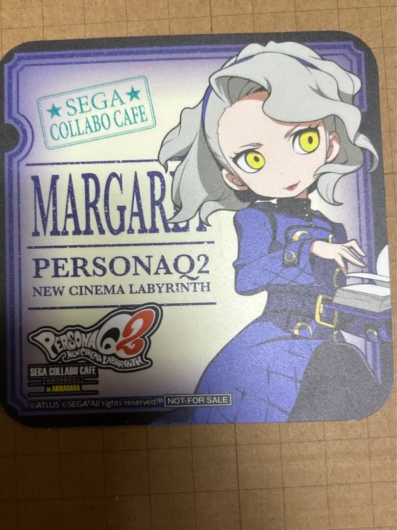 レア　クリアタグ　ペルソナQ2 P4 里中 千枝 セガ コラボカフェ ペルソナ』25周年記念セガコラボカフェが秋葉原、なんばで2月12