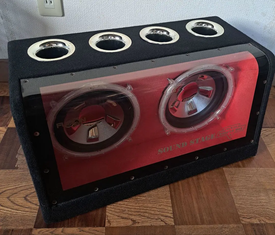 wahrock アメリカ　ウーファー 2個セット　ネオン付き。 wahrock アメリカウーファー 2個セットネオン付き。