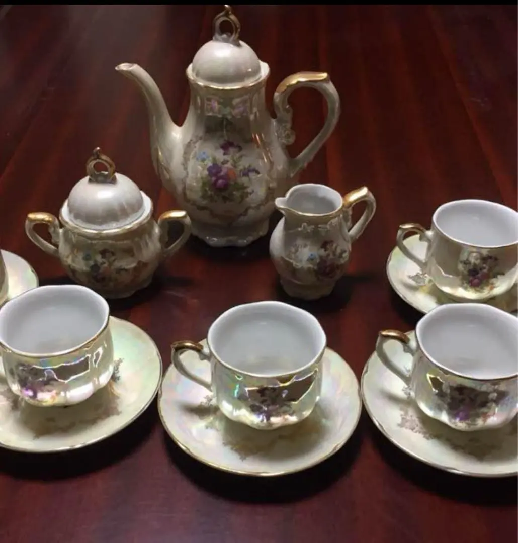 Thumbnail of 【Antique, Excellent Condition】 Teacup & Saucer & Teapot