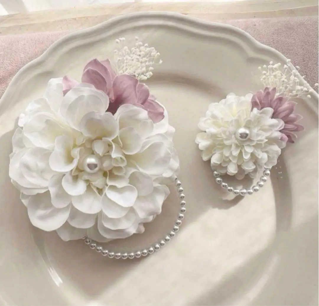 Thumbnail of Restock! Corsage Set for Parent and Child - For Entrance Ceremonies, Graduation Ceremonies, Kindergarten Entrance, Kindergarten Graduation, Weddings, and Formal Occasions