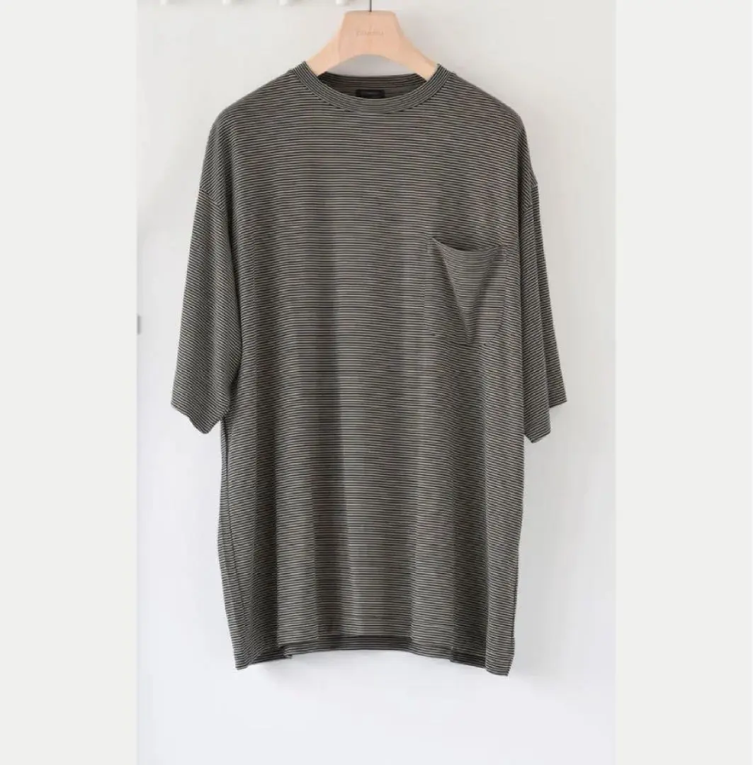 comoli サマーウールTシャツ charcoal サイズ4 新品未使用 COMOLI ''サマーウール 半袖Tシャツ'' (CHARCOAL) – THE STORE