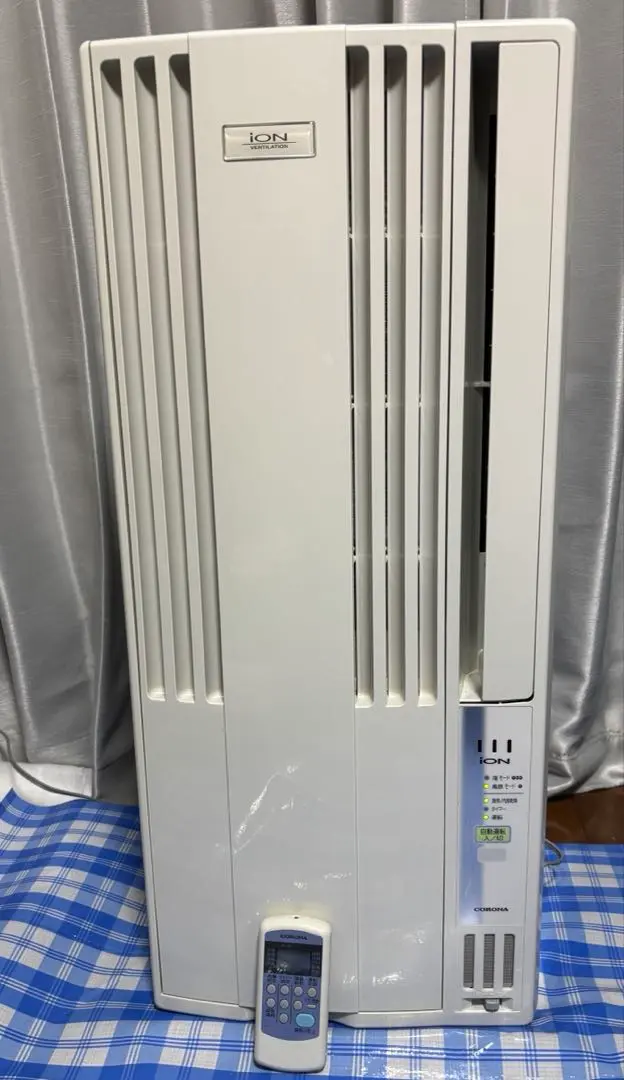 S691★コロナ窓用エアコン CW-FA1618 リモコン付き　送料無料 Amazon | CW-FA1618-WS(ｼｪﾙﾎﾜｲﾄ) ウインドエアコン 冷房専用 4