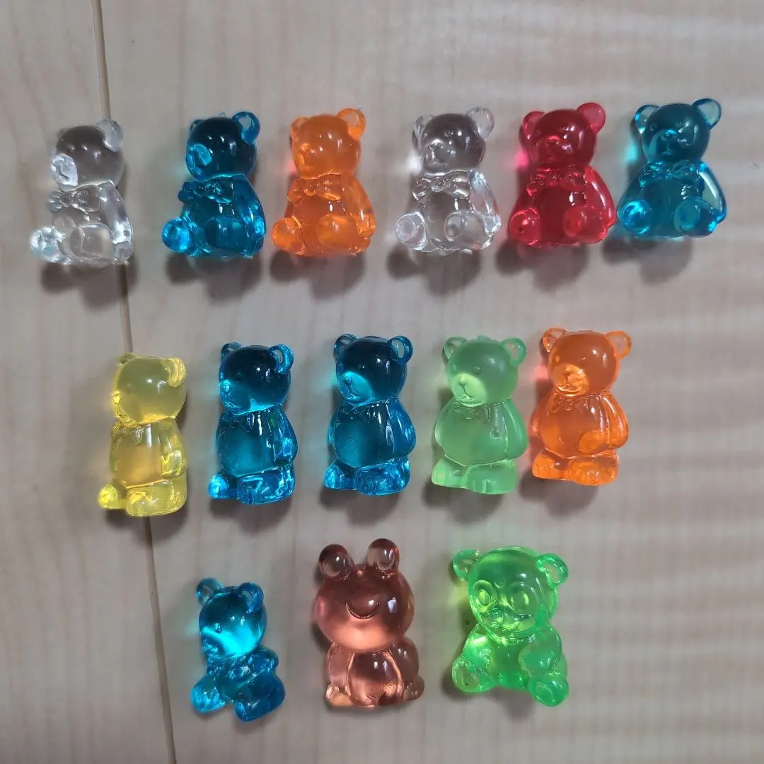 Thumbnail of bear frog panda acrylic stone jewel colorful