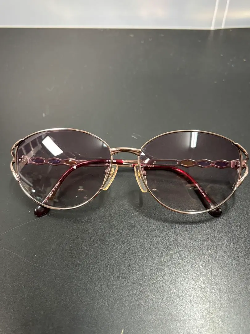 Thumbnail of Yves Saint Laurent Sunglasses Round Enamel-like Decoration No Prescription