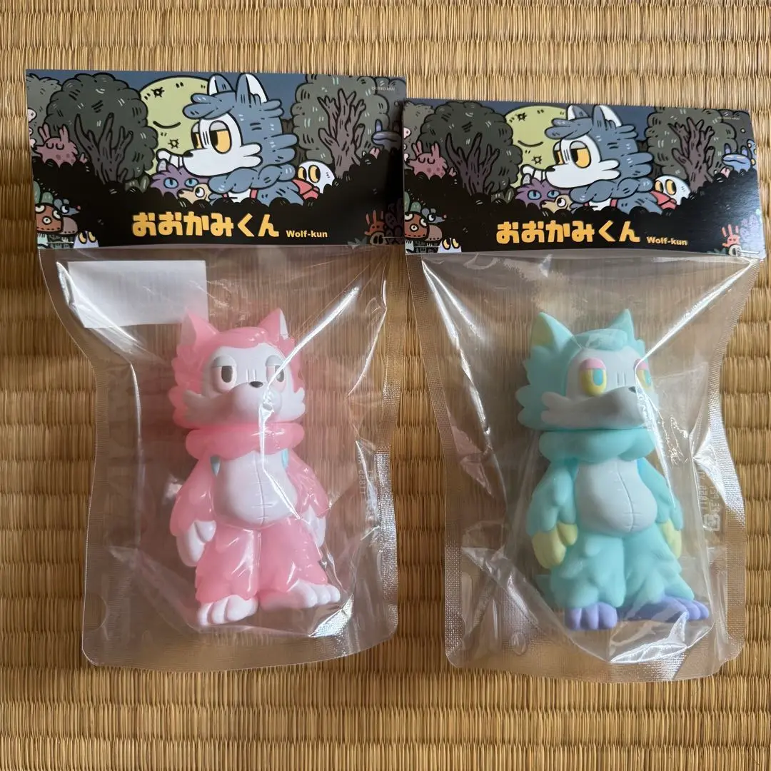 おおかみくん ソフビ 6+4体　ゲームカラーグレー　ブラック　ICE ゆめ　他 Amazon.co.jp: あらいきりこ おおかみくん ソフビ ゲームカラー