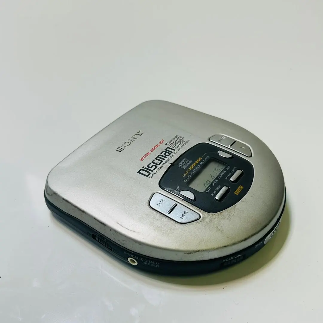 SONY D-375ソニー　ディスクマン 卓上オーディオ (Tabletop Audio): ポータブルCDプレイヤー(SONY