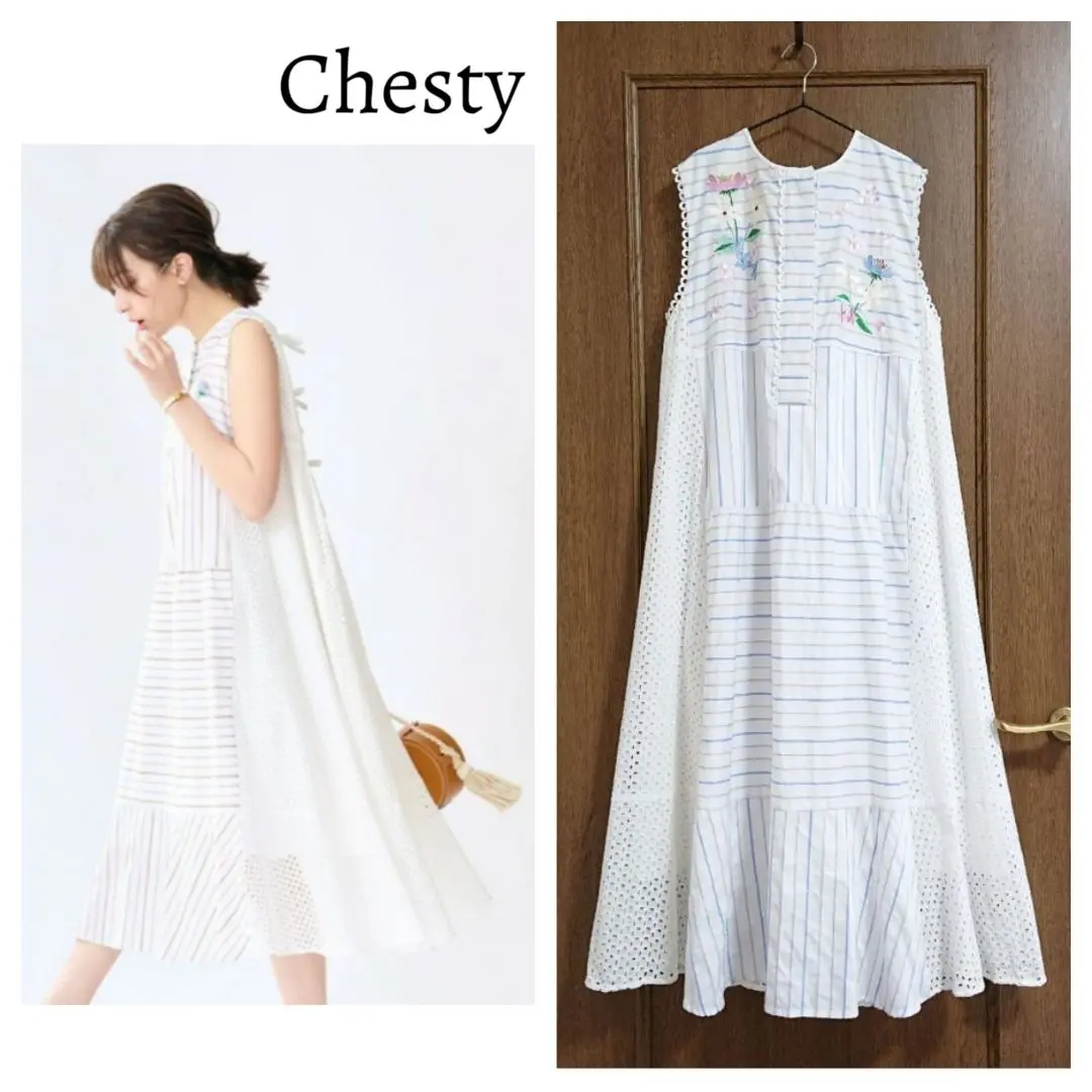 Chesty チェスティ ミックスドットワンピース chesty クラシカルドットワンピース（Chesty チェスティ