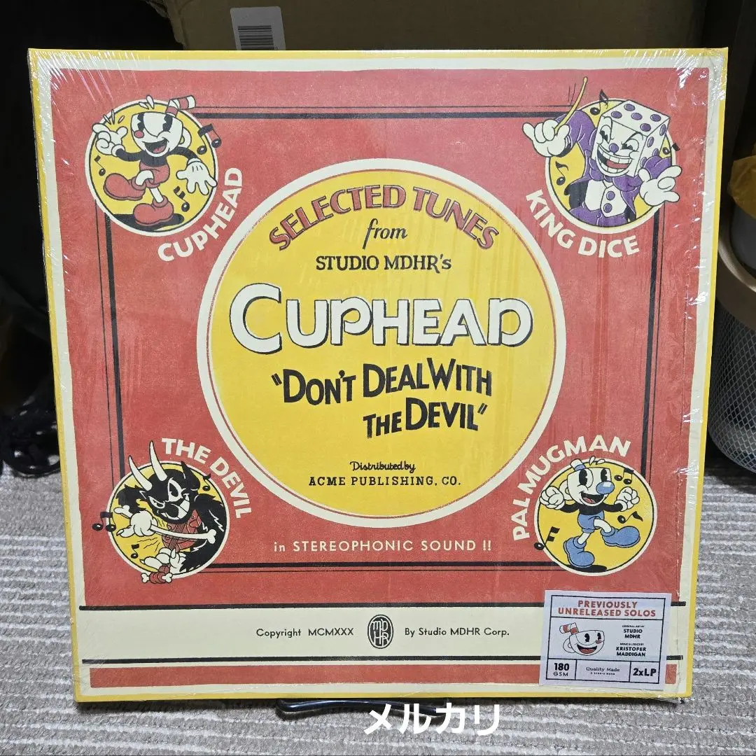 CUPHEADレコード　美品　未開封　2枚組 Cuphead オリジナルサウンドトラック (2枚組アナログレコード
