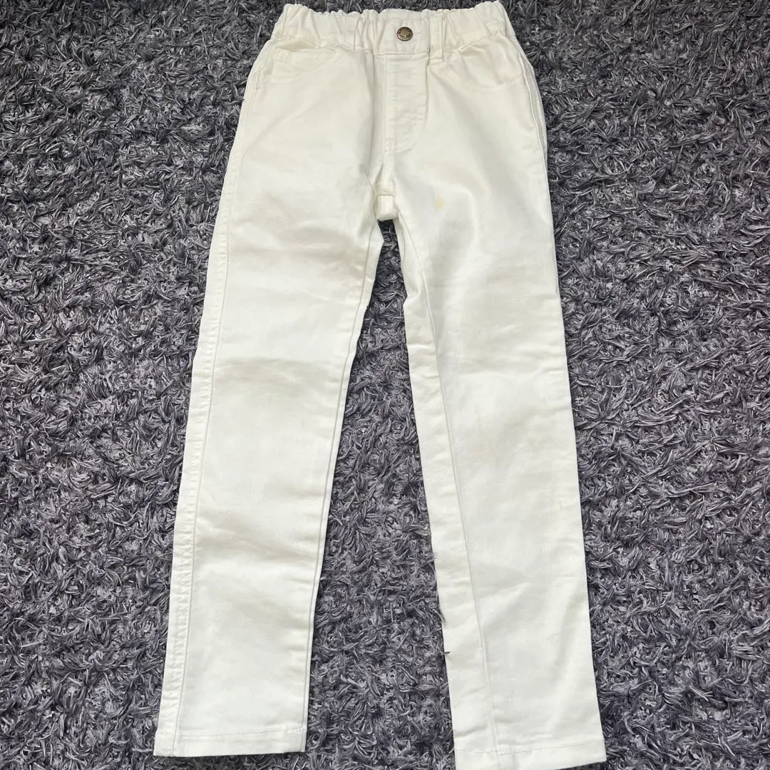 Thumbnail of White slim-fit pants