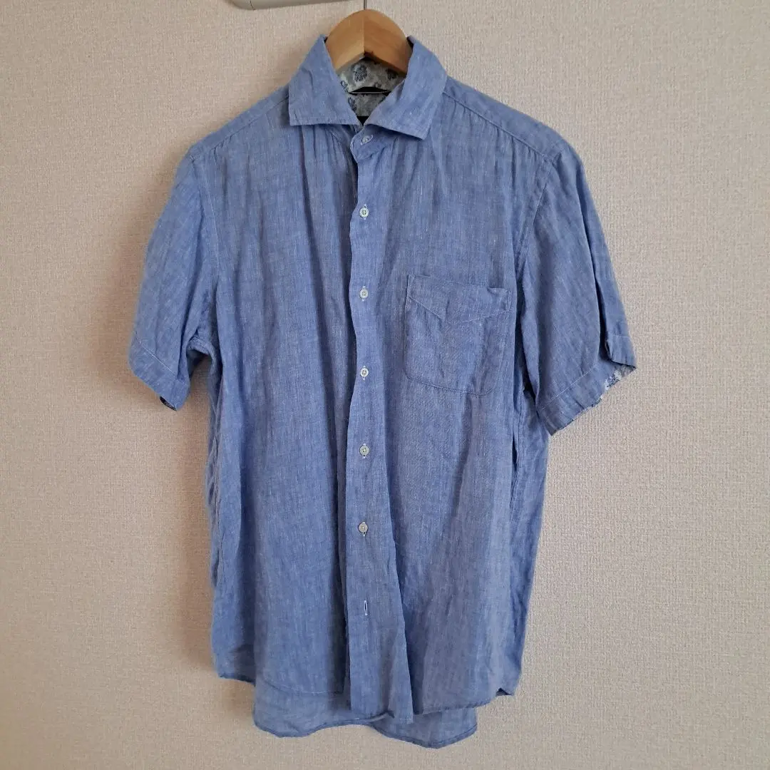 Thumbnail of MALE & CO. Short Sleeve Shirt M Blue
