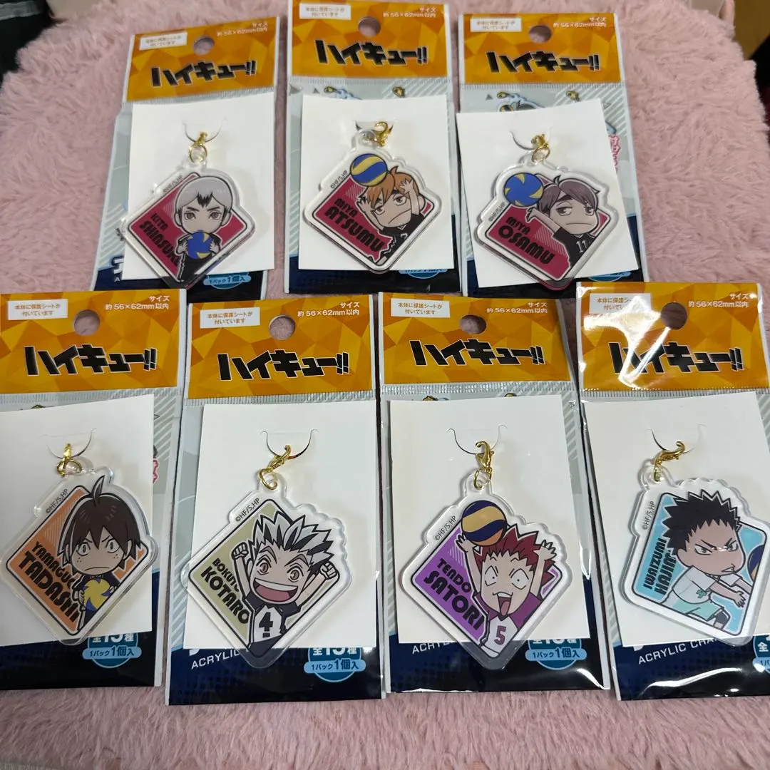 Thumbnail of Haikyu!! Acrylic Charm Set of 7