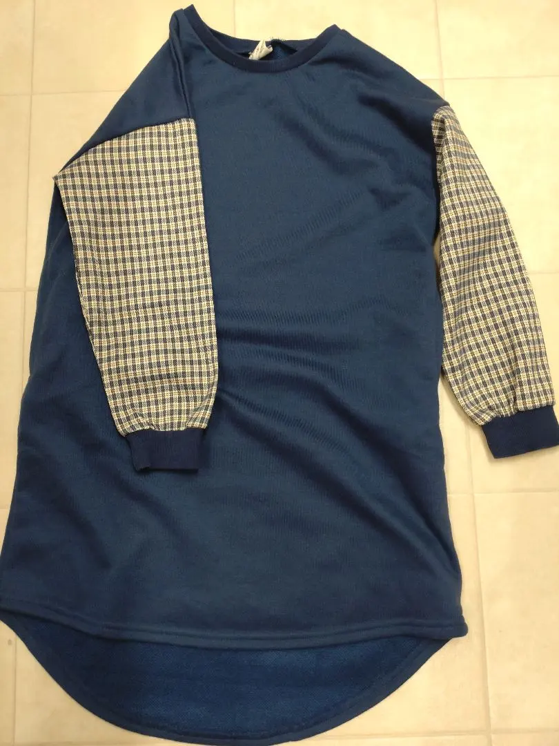 Thumbnail of Kids Girls Sweatshirt Dress Navy 130cm