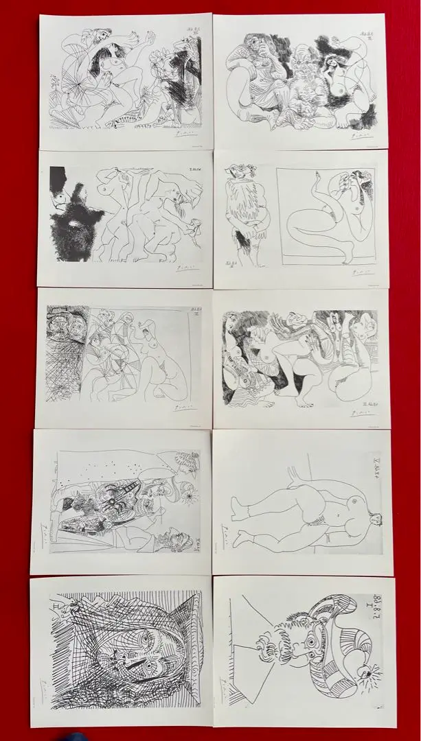版画:ピカソエロチカ347シリーズ NO58 - メルカリ