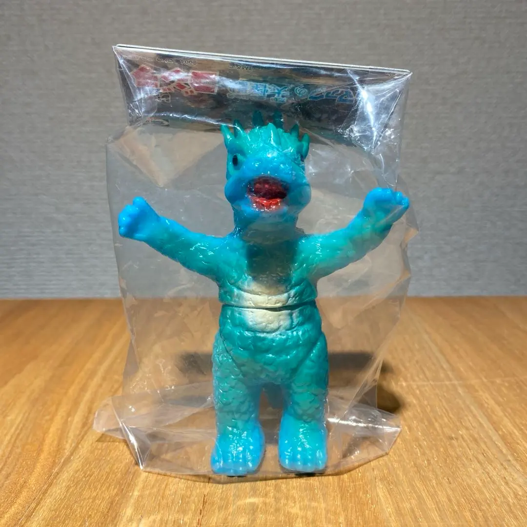 Thumbnail of Bullmark M1-Go Anguirus Mini Sofubi Blue Molded Green Paint Unopened