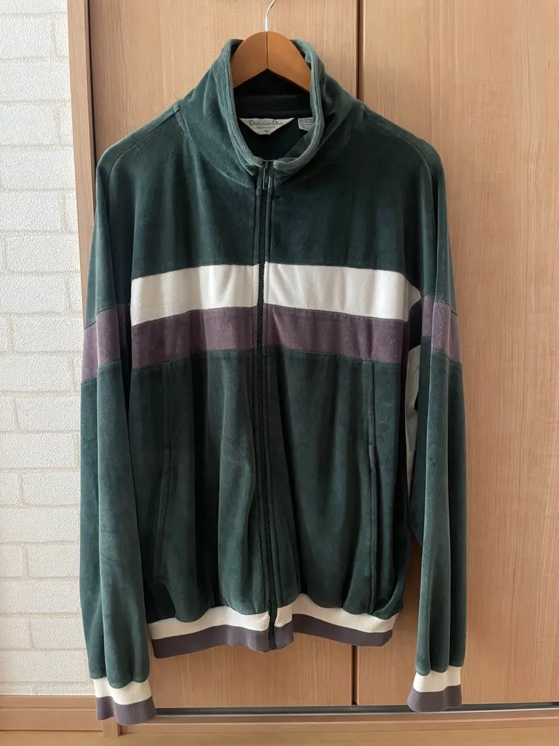 【超希少‼️】90s vintage Dior トラックジャケット　ネイビー　M 91252eedd5a0783b42cb8197a2feb4