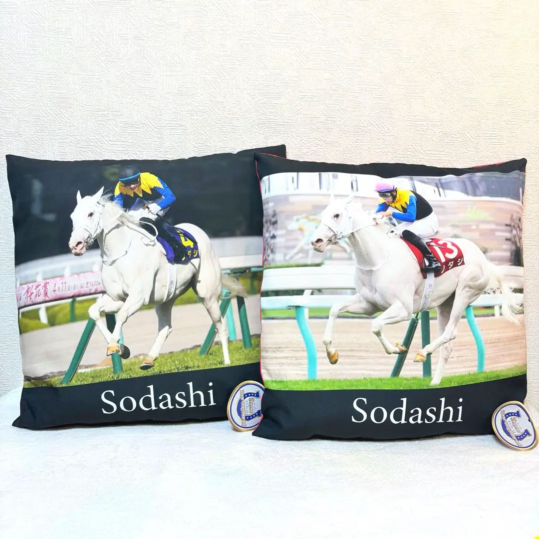 サラブレッドコレクション ソダシ クッション 扇子 セット 競走馬 サラブレッドコレクション ソダシ クッション 扇子 セット 競走馬