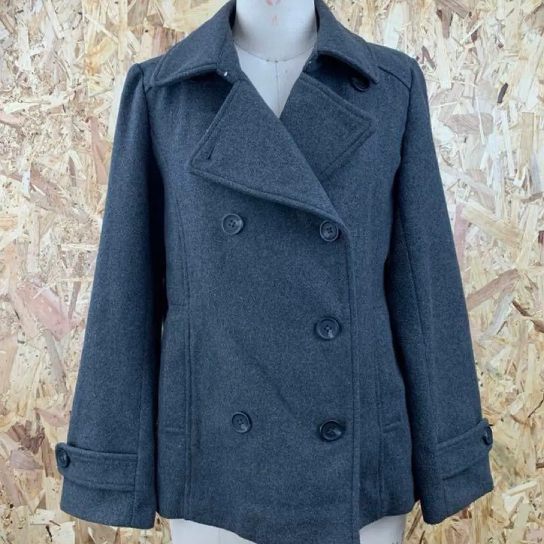 Thumbnail of ELVENCE DEUX P-Coat Pea Coat Gray Short Length Size 38