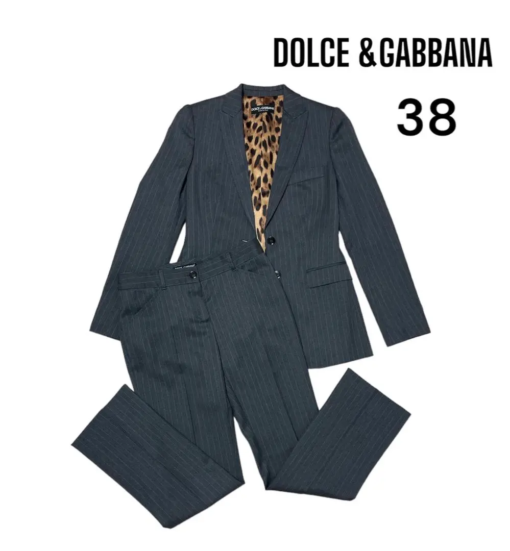 DOLCE&GABBANA パンツスーツ上下　ブラック 2025年最新】D&G ／ Dolce＆Gabbana レディース ビジネス パンツ