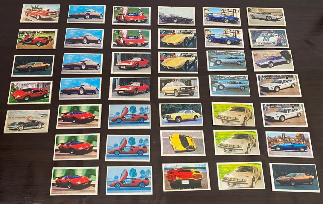 Countach Lamborghini 等 古典車 車 面子卡40張 總合出售 的縮圖