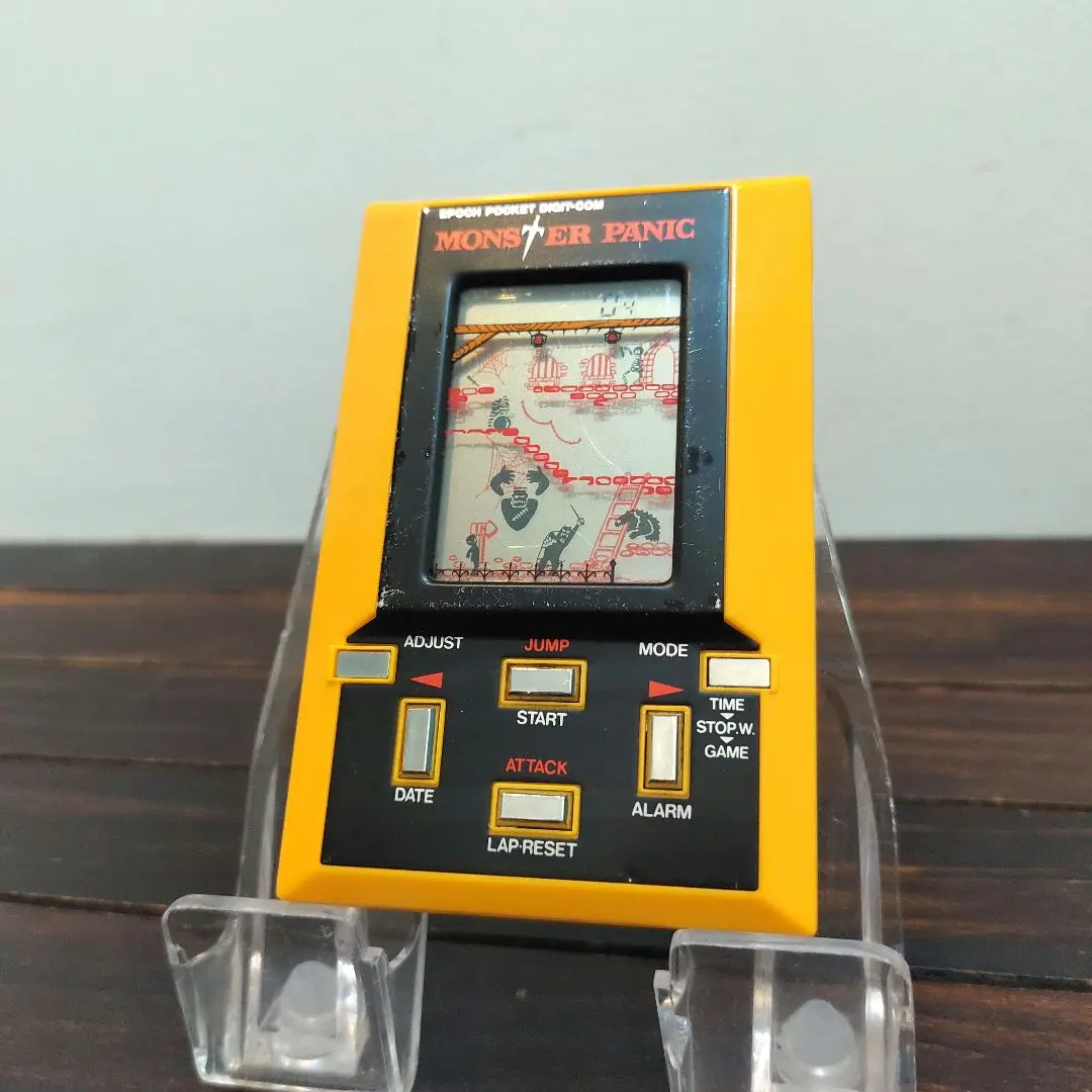 【動作確認済、取説あり、箱なし、美品】エポック モンスターパニック オマケ電池付 エポック社 モンスターパニック - 「宝の森」昭和レトロ雑貨