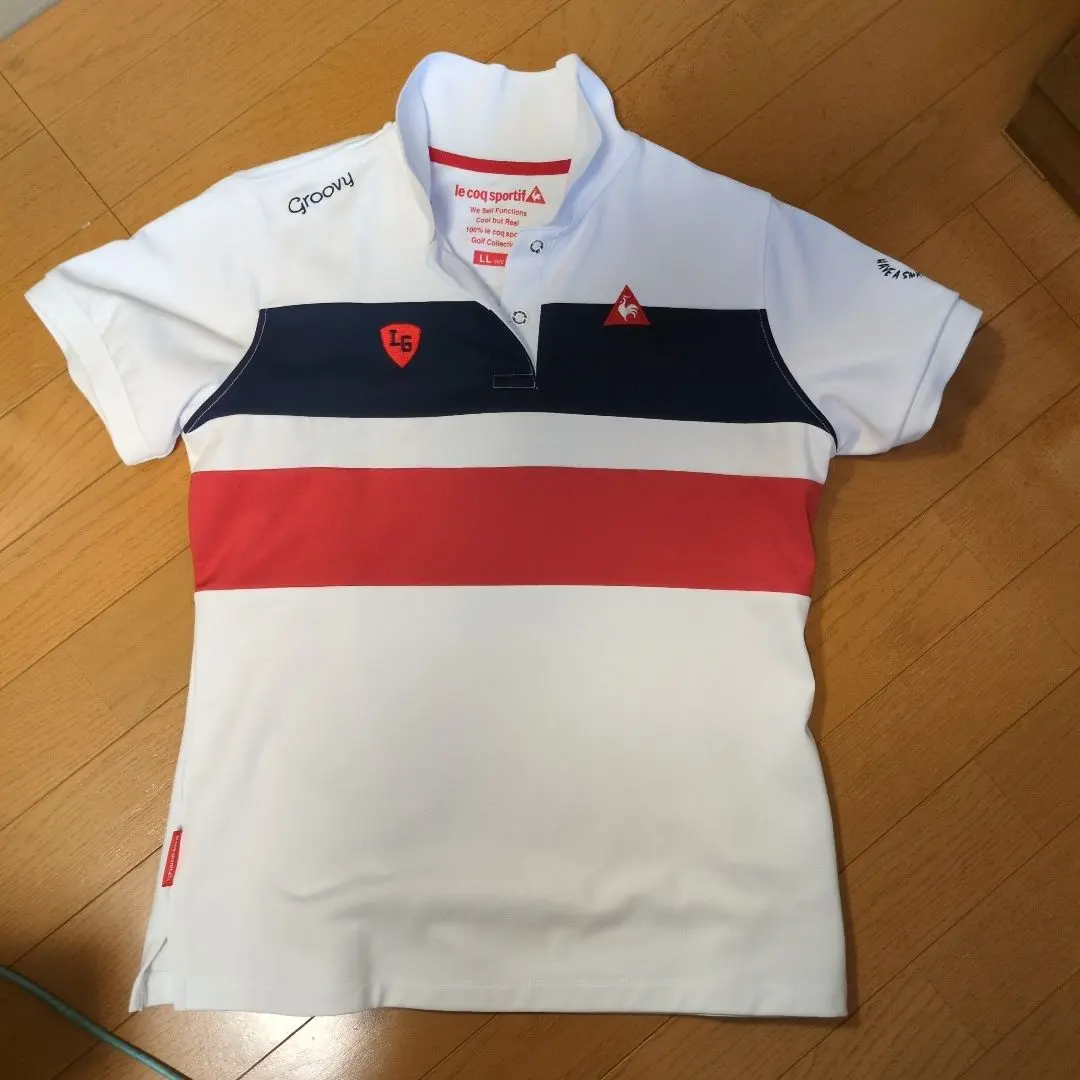 Thumbnail of le coq sportif golf shirt, size LL