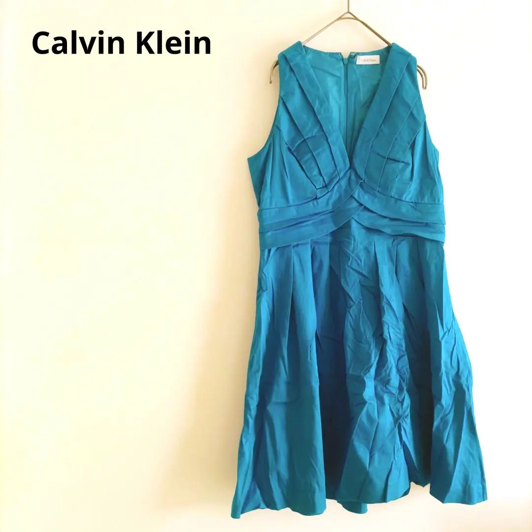 Thumbnail of Calvin Klein Sleeveless Dress, Blue