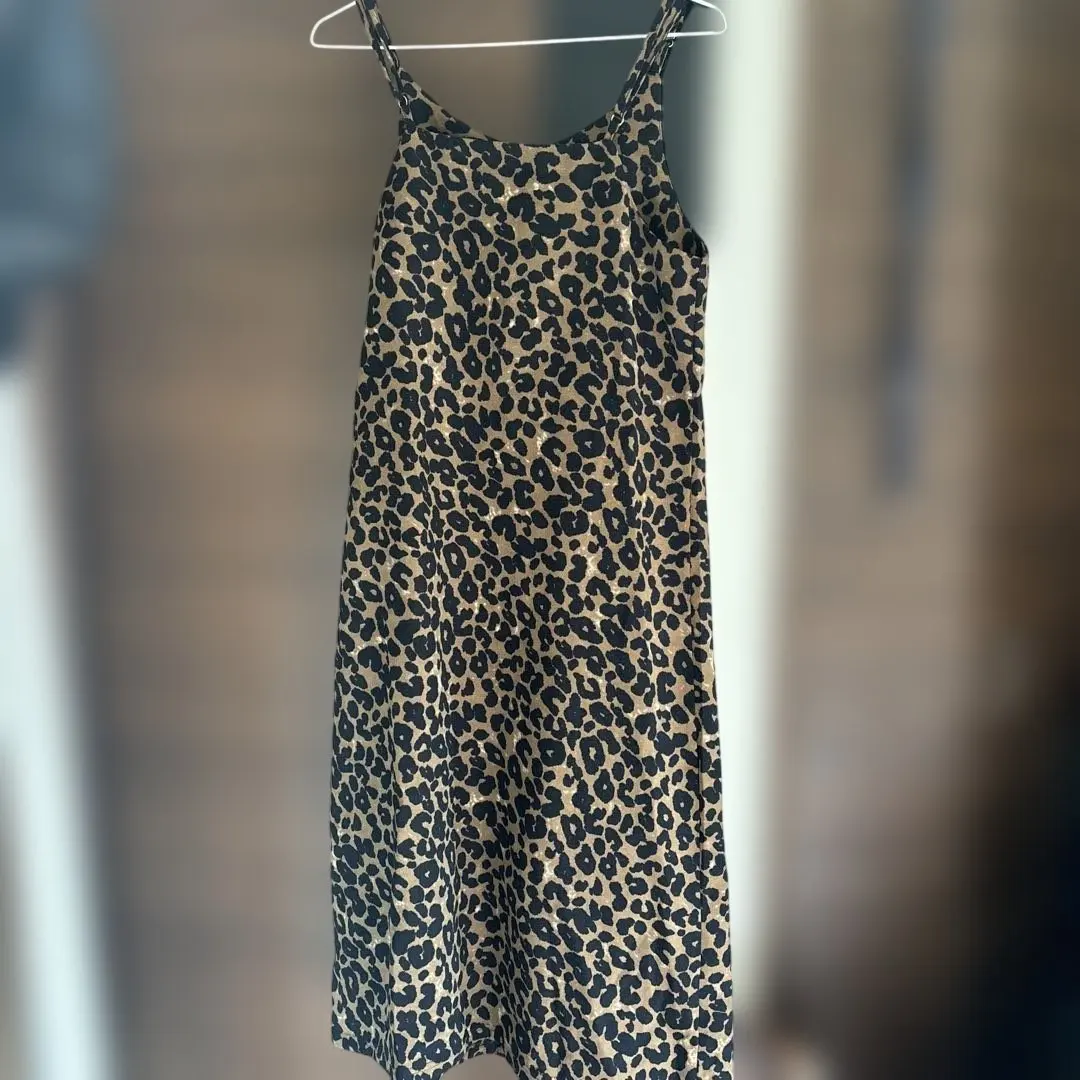 Thumbnail of Leopard print camisole long dress