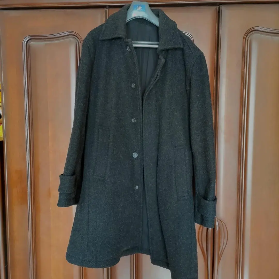 Thumbnail of Senshukai Men's Melton Coat, Size L