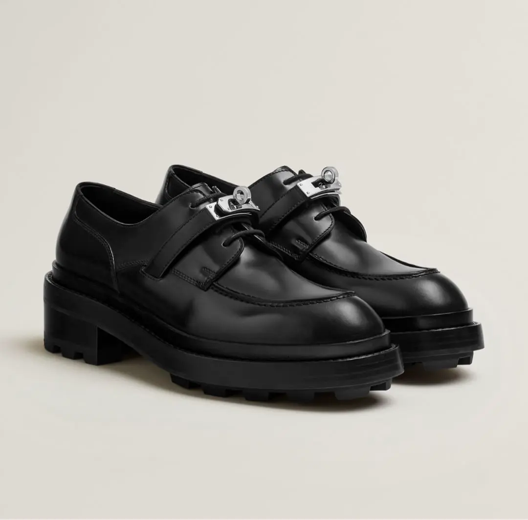HERMES エルメス ダービー ファースト ローファー ケリー 42 メンズ HERMES エルメス ダービー ファースト ローファー ケリー 42