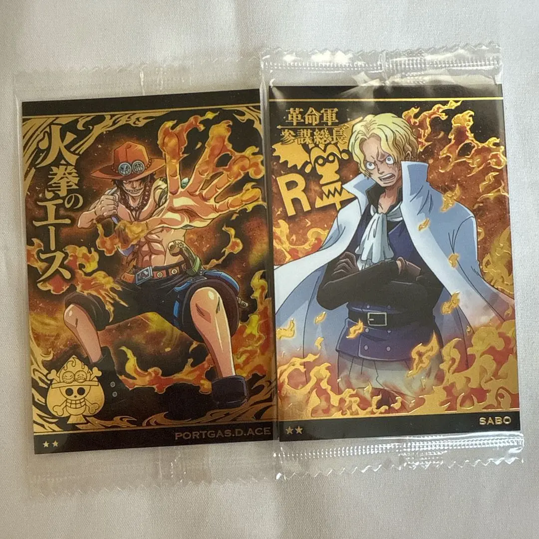 Thumbnail of One Piece Wafer Cards: Ace, Sabo