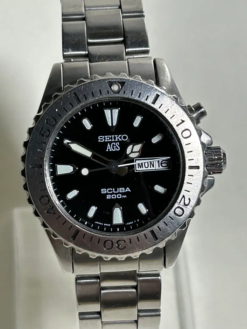 SEIKO セイコー AGS キネティック SCUBA チタン スキューバ 5M43