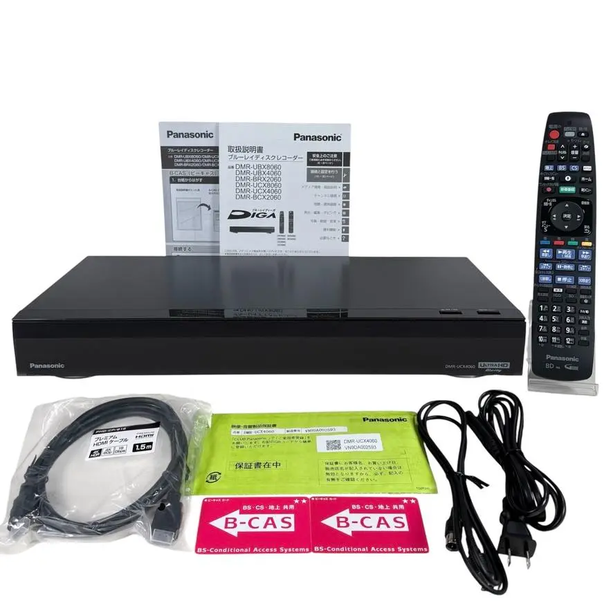 Panasonic DMR-UCX8060 HDD1:4TB HDD2:4TB