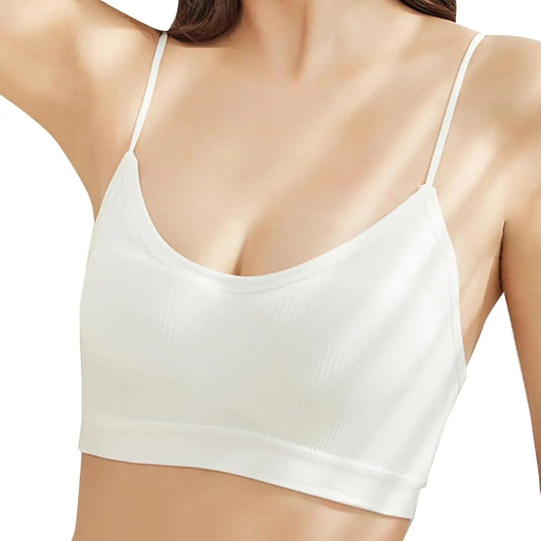 Thumbnail of Disposable Bra Women's Travel Cotton Bra Top Camisole Underwear M