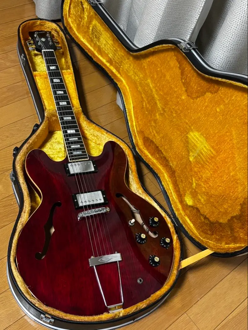 【希少】Greco Gneco EG Series フルアコ エレキギター Greco GL-AT Brown Sunburst フルアコ エレキギター グレコ