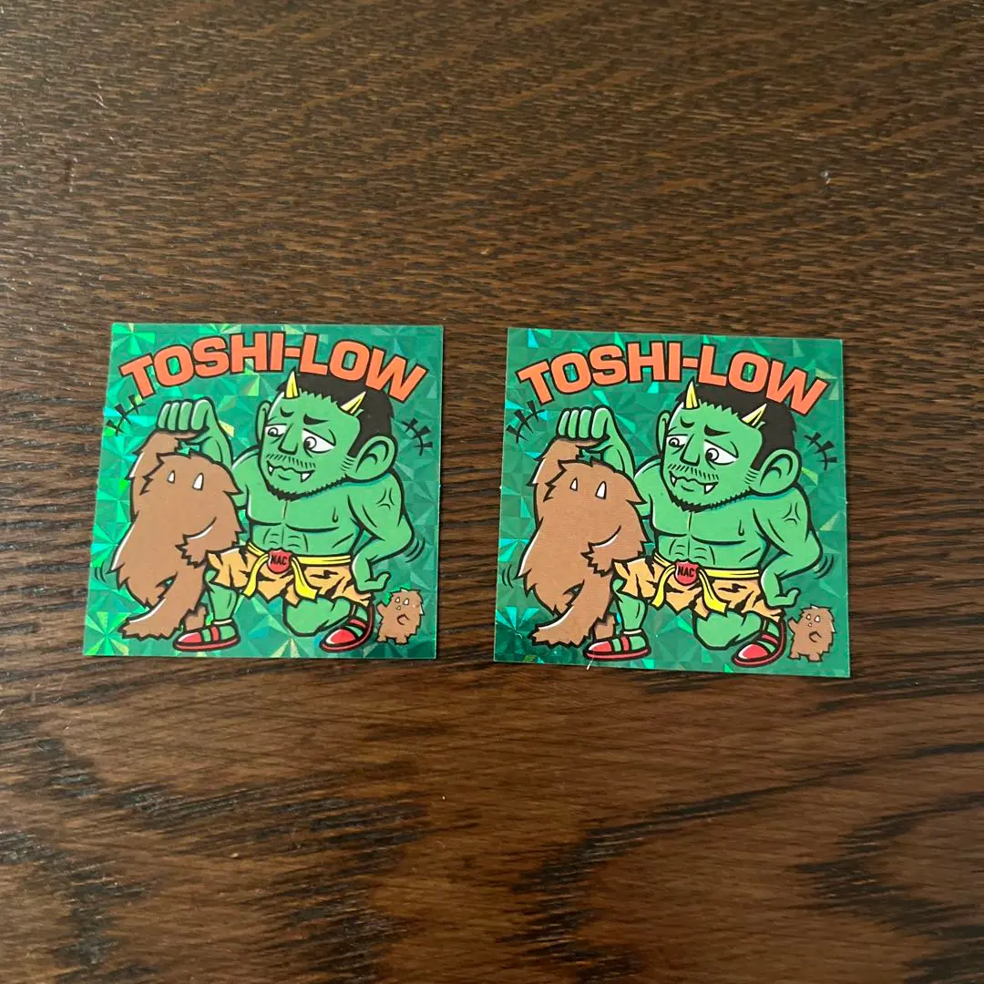 toshi-low シール TOSHI-LOW 鬼シール(非売品) ステッカー - メルカリ