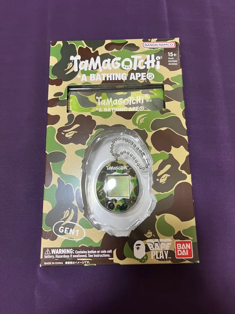 BAPEカモフラージュ ストラップ付きたまごっち BAPE X TAMAGOTCHI 】ABC CAMO ORIGINAL TAMAGOTCHI | bape.com