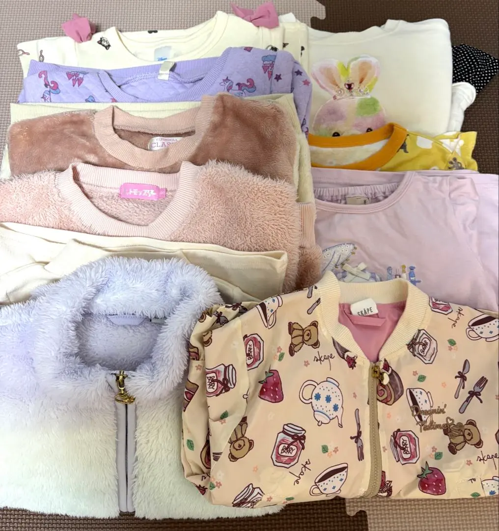 童裝 女童 冬裝 秋裝 100cm 10件 組合出售 的縮圖