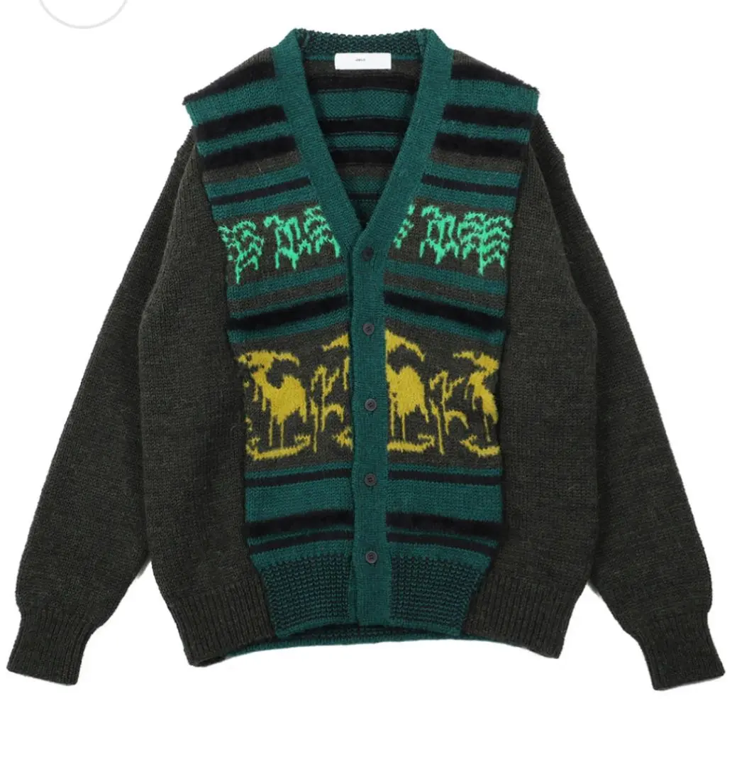 新品　未使用　送料無料 TOGA VIRILIS カーディガン 中古・古着通販】TOGA VIRILIS (トーガ ビリリース) 総柄ニット