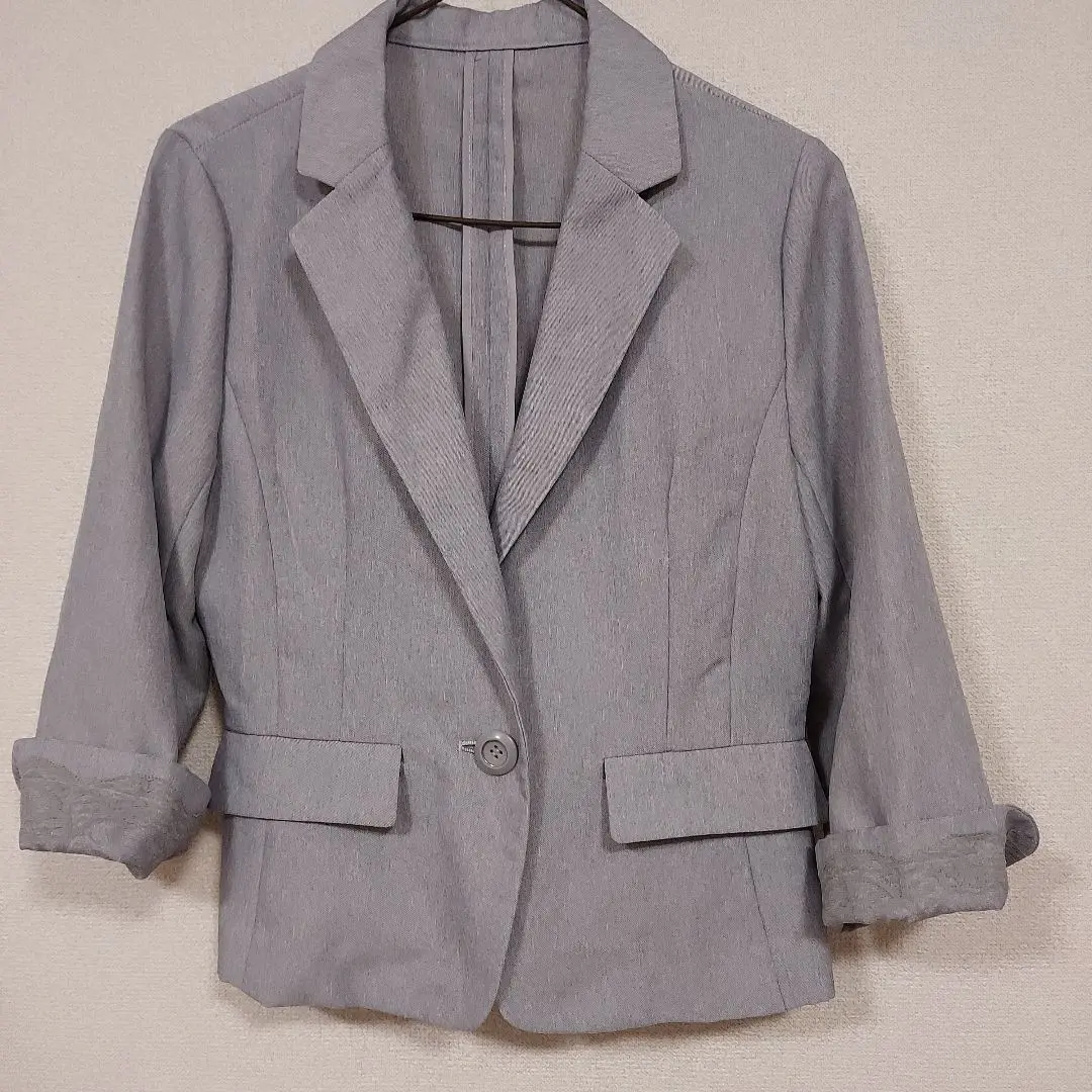 Thumbnail of Gray tailored jacket, L