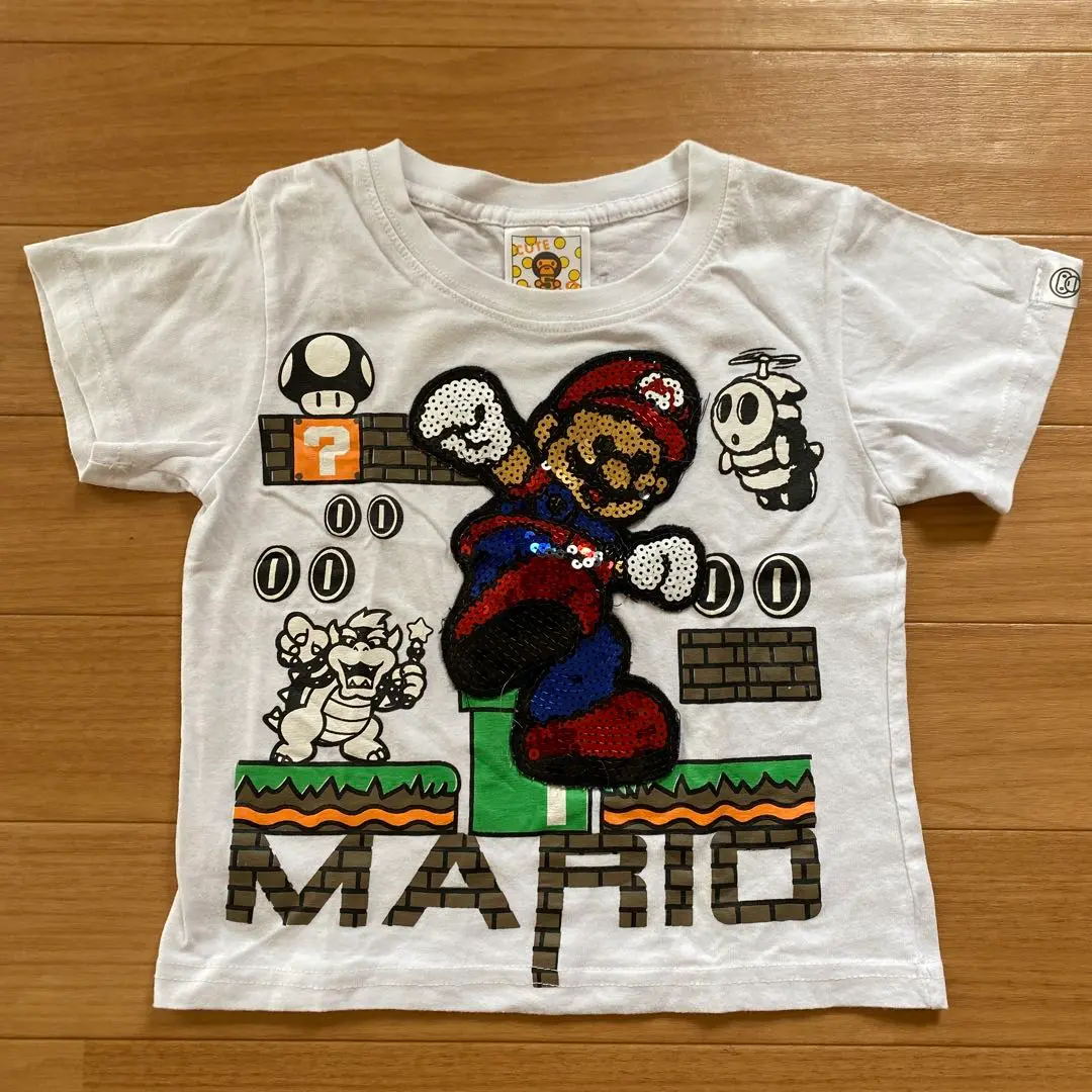 レア❗️アベイシングエイプ マリオ×ベビーマイロ プリント T