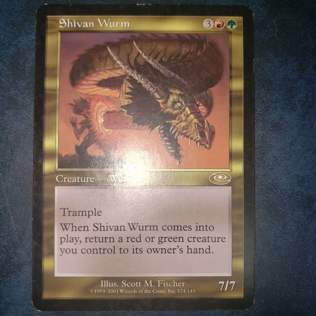 MTG  シヴのワーム　旧枠　foil  psa9 2025年最新】シヴのワームの人気アイテム - メルカリ