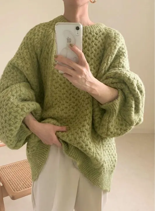 Thumbnail of Final price reduction!!! Select Moca by son Oversized Honeycomb Knit
