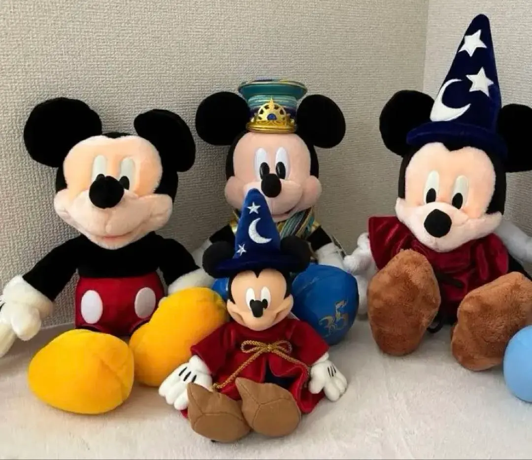 Thumbnail of Disney Mickey Mouse plush toys, lot sale, Fantasia, 35th Anniversary