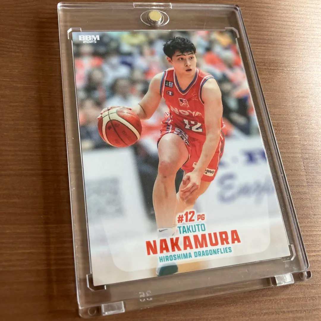 広島ドラゴンフライズ 中村拓人 直筆サインカード Bリーグ BBM2025 BBM Bリーグカード 2024-2025 広島 中村拓人 インサートキラ2枚