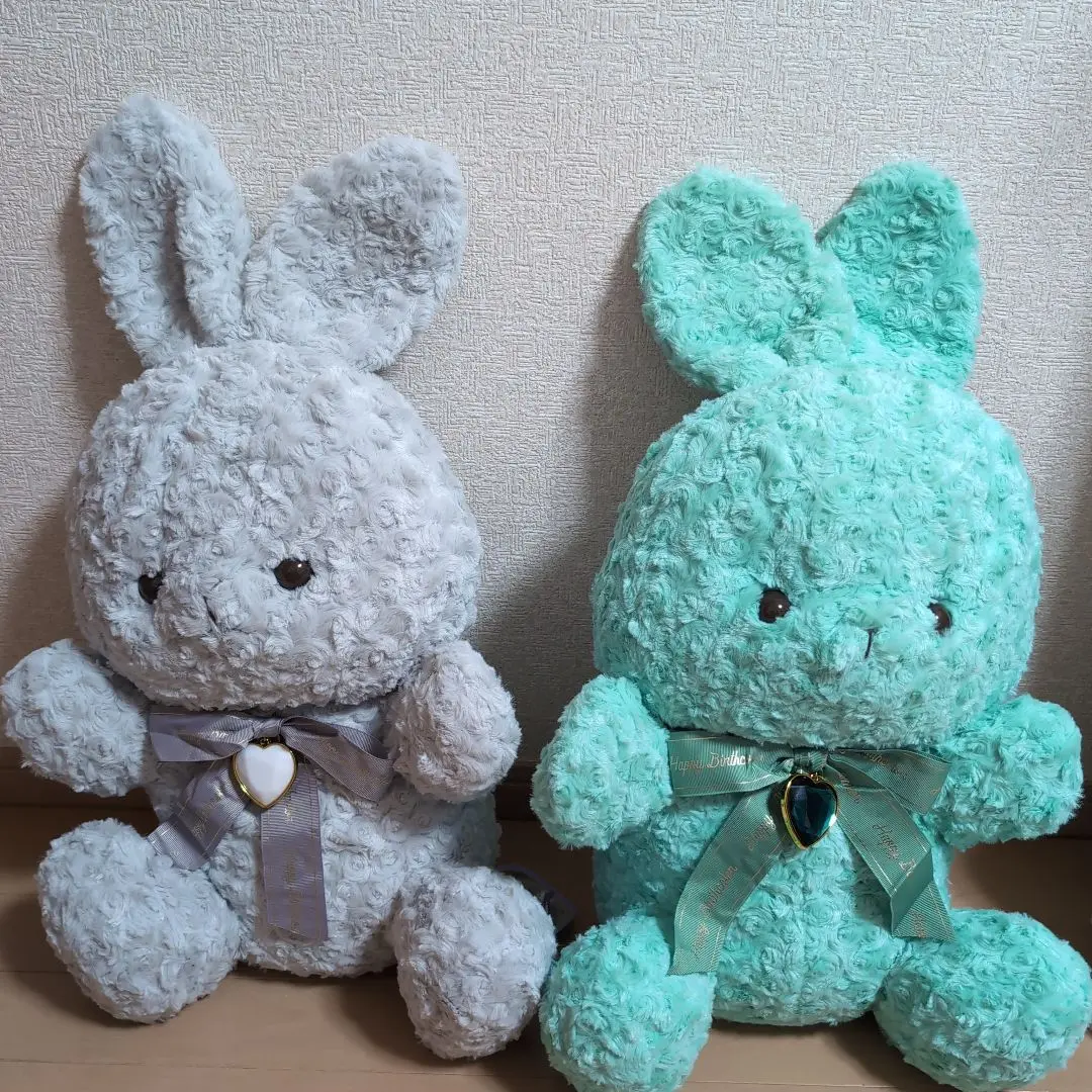 【新品】 ハッピー バースカラー ラビット BIG ぬいぐるみ　5体セット Happybirthcolorrabbit ハッピーバースカラーラビット BIG