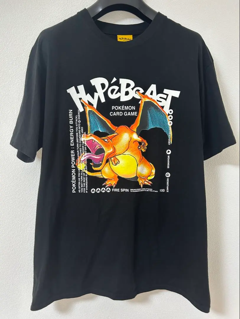 hypebeast ラグマット リザードン　ハイプビースト　ポケモンカード HYPEBEASTがポケモンカード25周年を記念したコラボレーションと