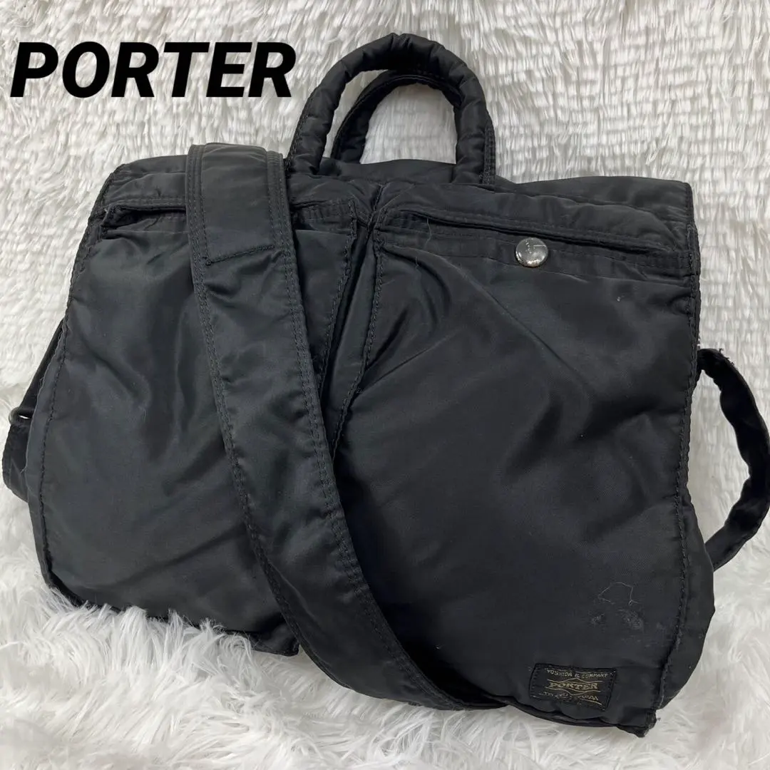 PORTER 波特 2way TANKER 肩背包 頭盔包 的縮圖