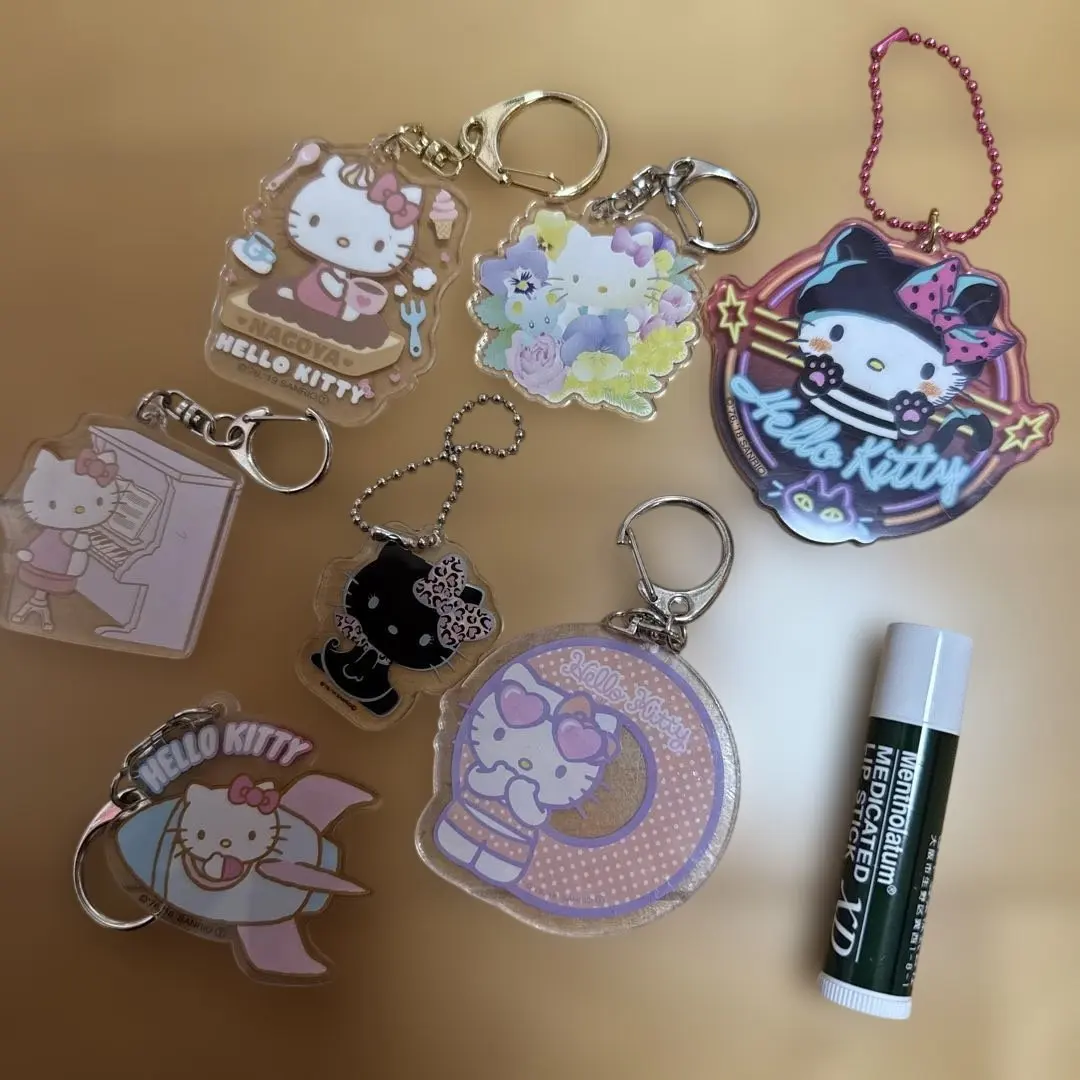 Thumbnail of Hello Kitty Acrylic Keyholder Set of 7 - Sanrio