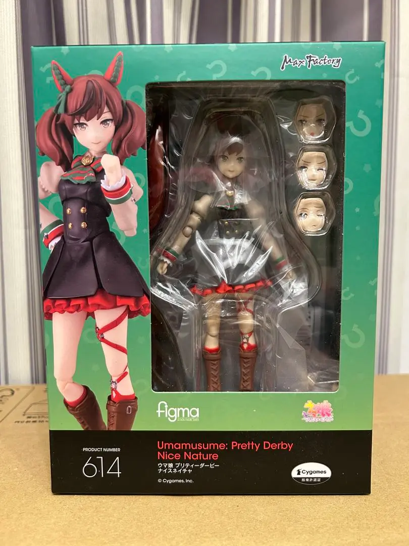 figma ウマ娘 プリティーダービー ナイスネイチャ ターフ柄台座付き キュートな笑顔や真剣な表情も再現！『ウマ娘 プリティー